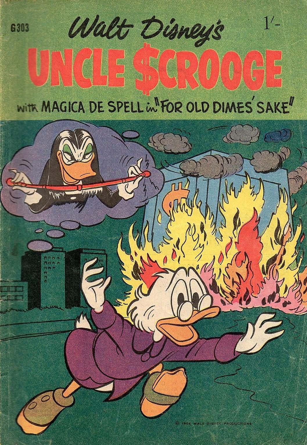 Walt Disney's Giant Comics [G Series] (WG Publications, 1951 series) #G303 — Walt Disney's Uncle Scrooge with Magica de Spell (1964)