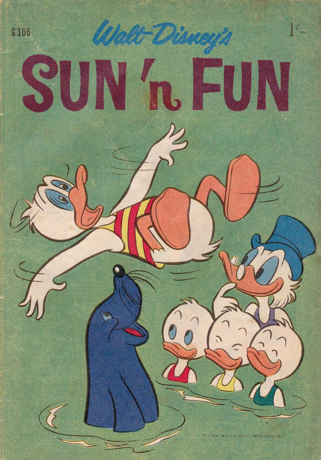 Walt Disney's Giant Comics [G Series] (WG Publications, 1951 series) #G306 — Walt Disney's Sun 'n Fun ([1964?])