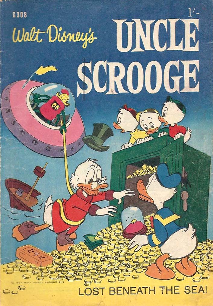 Walt Disney's Giant Comics [G Series] (WG Publications, 1951 series) #G308 — Walt Disney's Uncle Scrooge (1964)