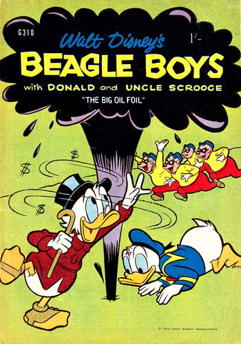 Walt Disney's Giant Comics [G Series] (WG Publications, 1951 series) #G310 — Walt Disney's Beagle Boys with Donald and Uncle Scrooge (1964)