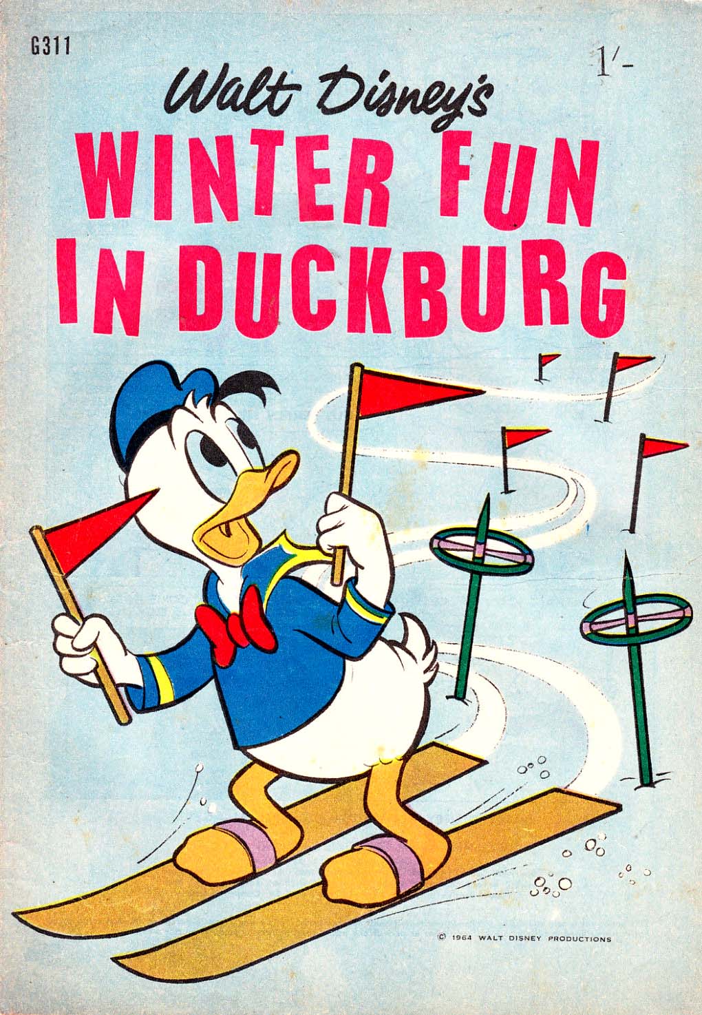Walt Disney's Giant Comics [G Series] (WG Publications, 1951 series) #G311 — Walt Disney's Winter Fun in Duckburg (1964)