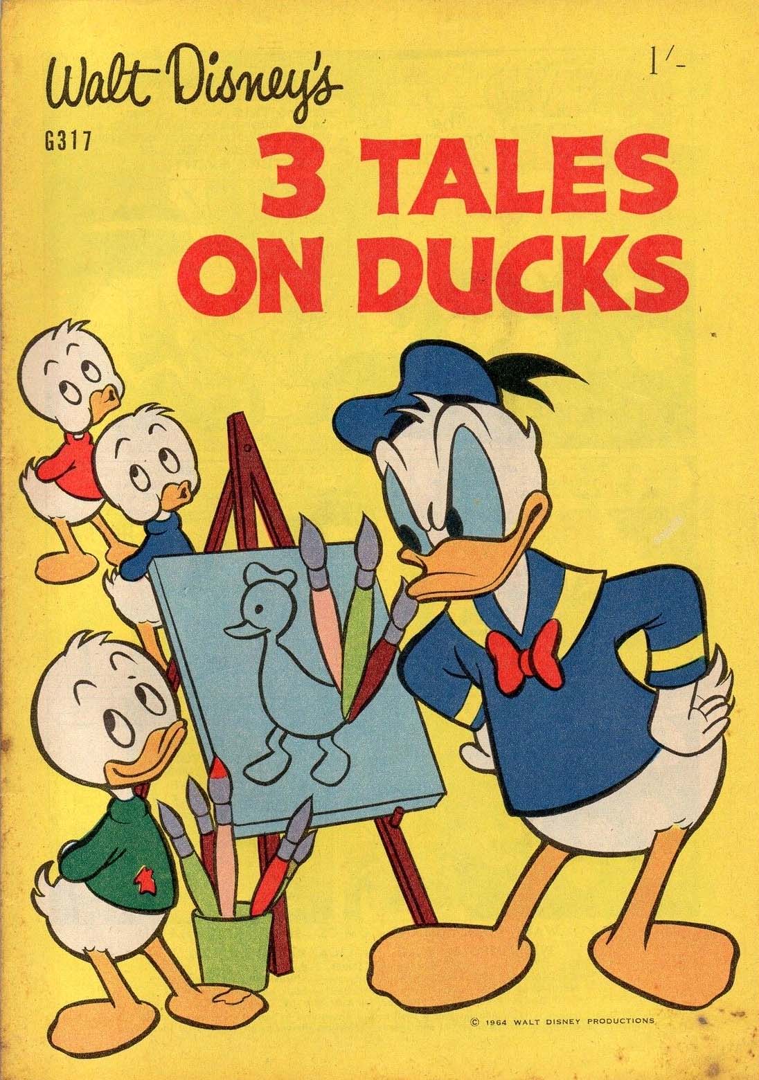 Walt Disney's Giant Comics [G Series] (WG Publications, 1951 series) #G317 — Walt Disney's 3 Tales on Ducks (August 1964)