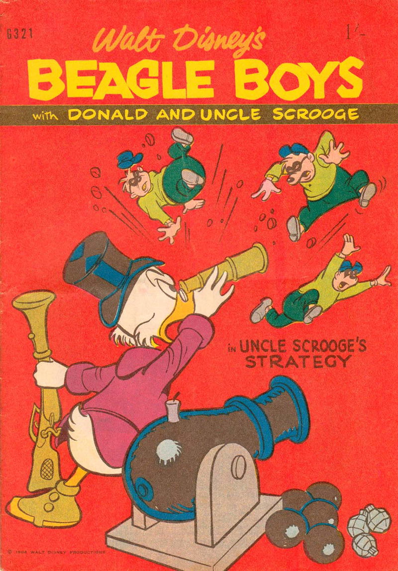 Walt Disney's Giant Comics [G Series] (WG Publications, 1951 series) #G321 — Walt Disney's Beagle Boys with Donald and Uncle Scrooge (1964)