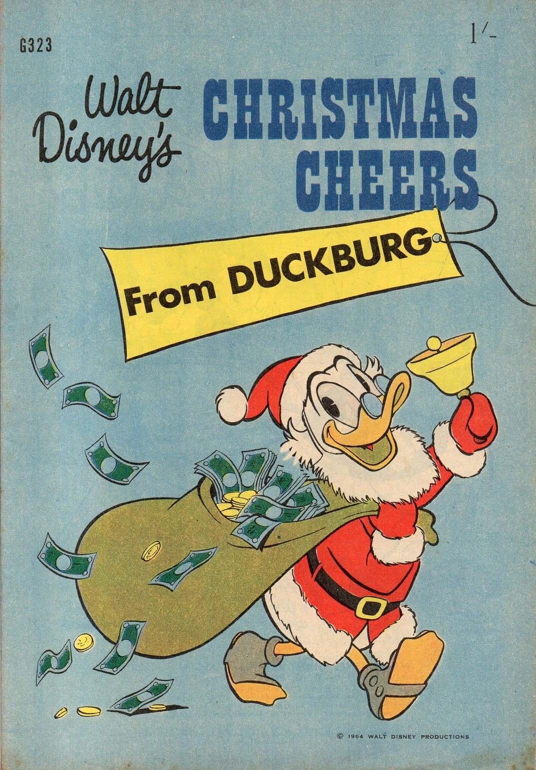 Walt Disney's Giant Comics [G Series] (WG Publications, 1951 series) #G323 — Walt Disney's Christmas Cheers from Duckburg (1964)