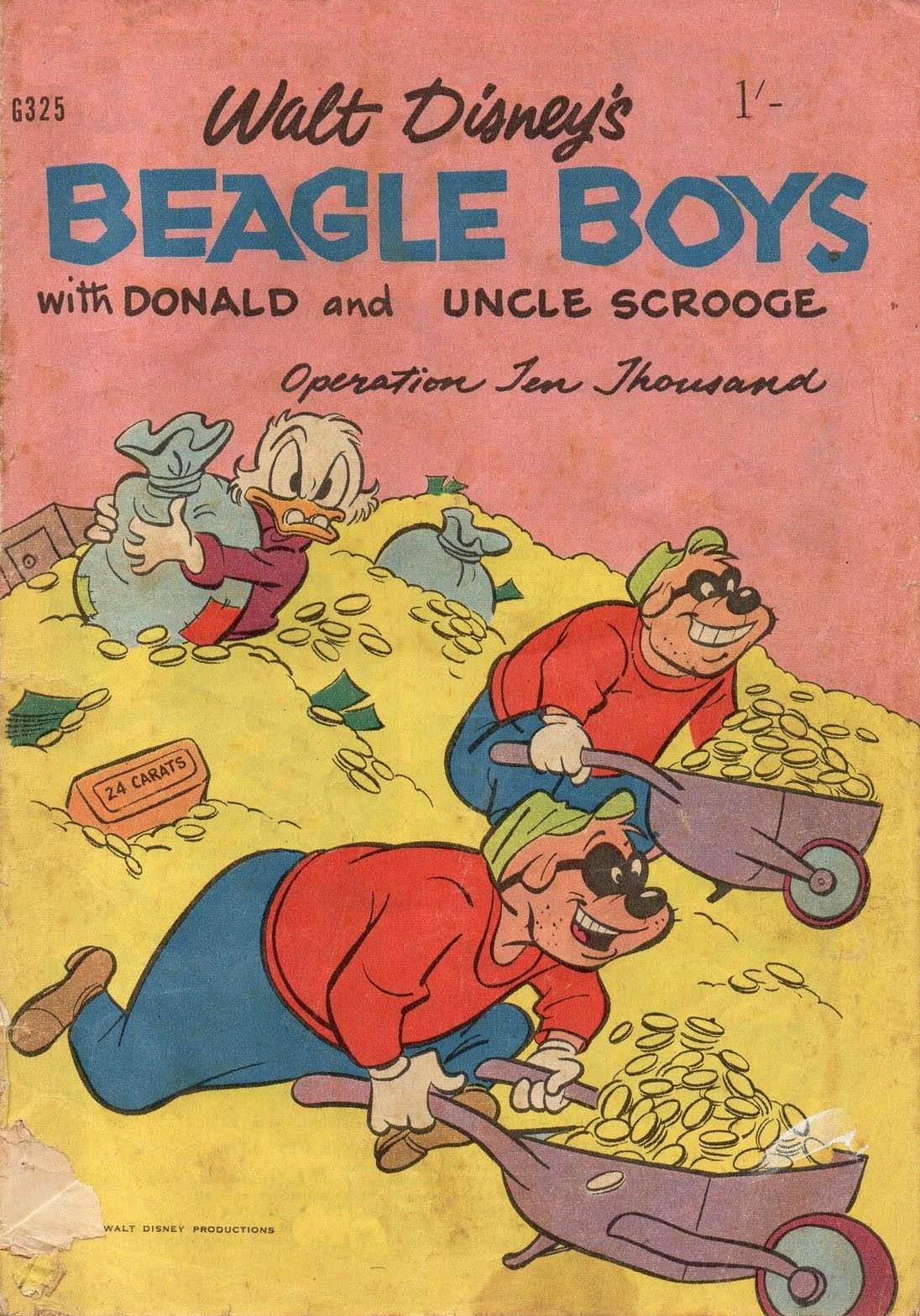 Walt Disney's Giant Comics [G Series] (WG Publications, 1951 series) #G325 — Walt Disney's Beagle Boys with Donald and Uncle Scrooge (1964)