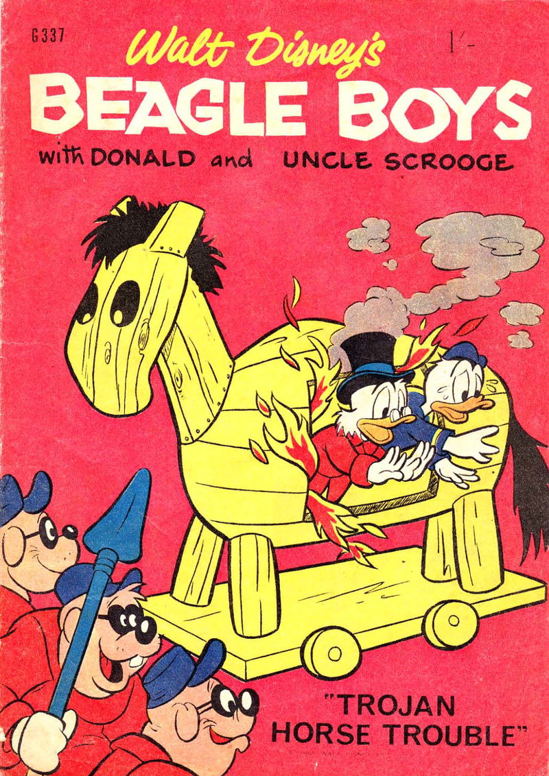 Walt Disney's Giant Comics [G Series] (WG Publications, 1951 series) #G337 — Walt Disney's Beagle Boys with Donald and Uncle Scrooge (1965)