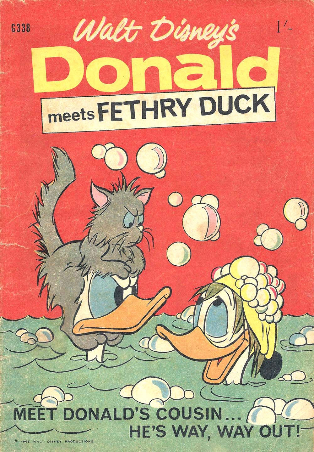 Walt Disney's Giant Comics [G Series] (WG Publications, 1951 series) #G338 — Walt Disney's Donald Meets Fethry Duck (1965)