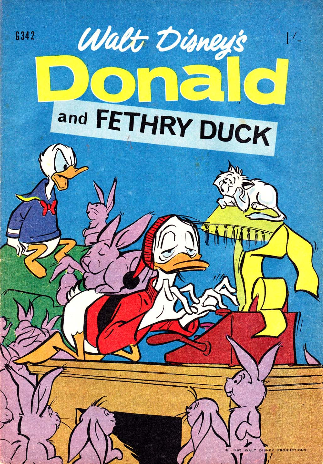 Walt Disney's Giant Comics [G Series] (WG Publications, 1951 series) #G342 — Walt Disney's Donald and Fethry Duck (1965)