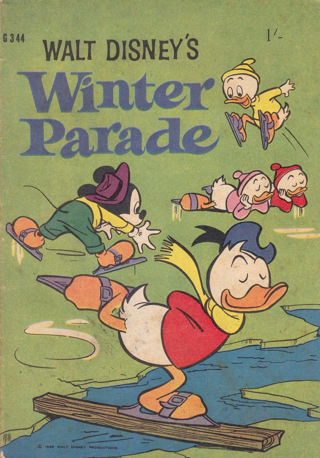 Walt Disney's Giant Comics [G Series] (WG Publications, 1951 series) #G344 — Walt Disney's Winter Parade (1965)