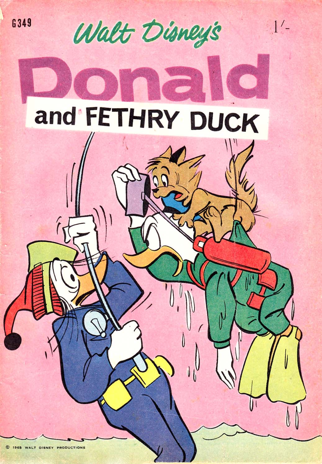 Walt Disney's Giant Comics [G Series] (WG Publications, 1951 series) #G349 — Walt Disney's Donald and Fethry Duck (1965)
