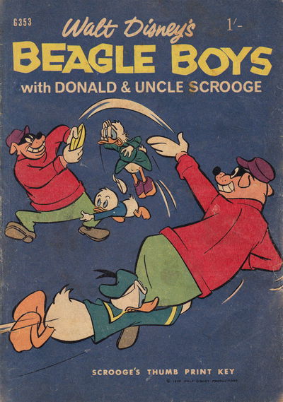 Walt Disney's Giant Comics [G Series] (WG Publications, 1951 series) #G353 — Walt Disney's Beagle Boys with Donald & Uncle Scrooge (August 1965)