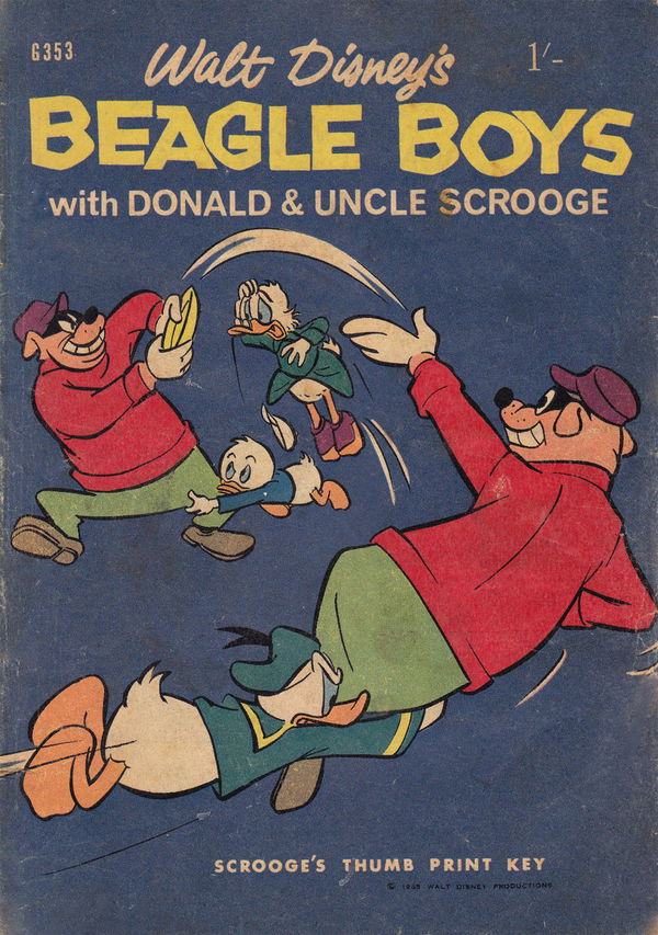 Walt Disney's Giant Comics [G Series] (WG Publications, 1951 series) #G353 (August 1965) —Walt Disney's Beagle Boys with Donald & Uncle Scrooge