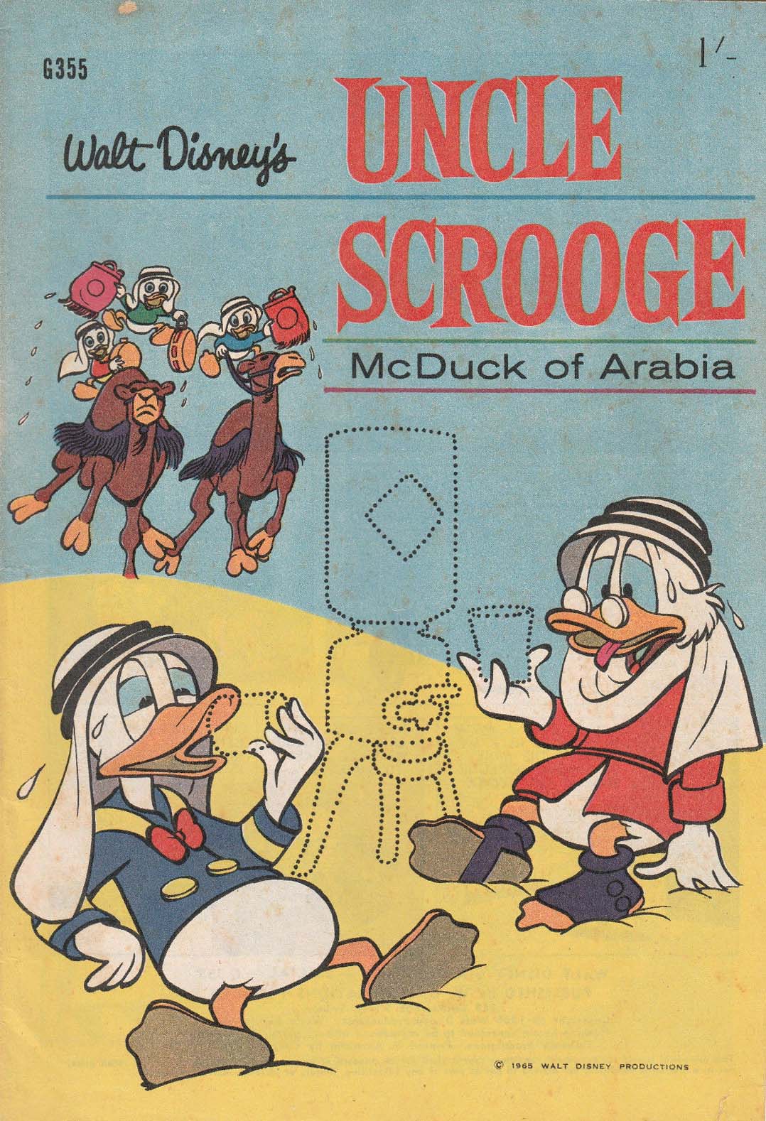 Walt Disney's Giant Comics [G Series] (WG Publications, 1951 series) #G355 — Walt Disney's Uncle Scrooge (1965)