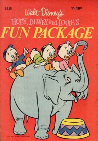 Walt Disney's Giant Comics [G Series] (WG Publications, 1951 series) #G360 — Walt Disney's Huey, Dewey and Louie's Fun Package (1965)