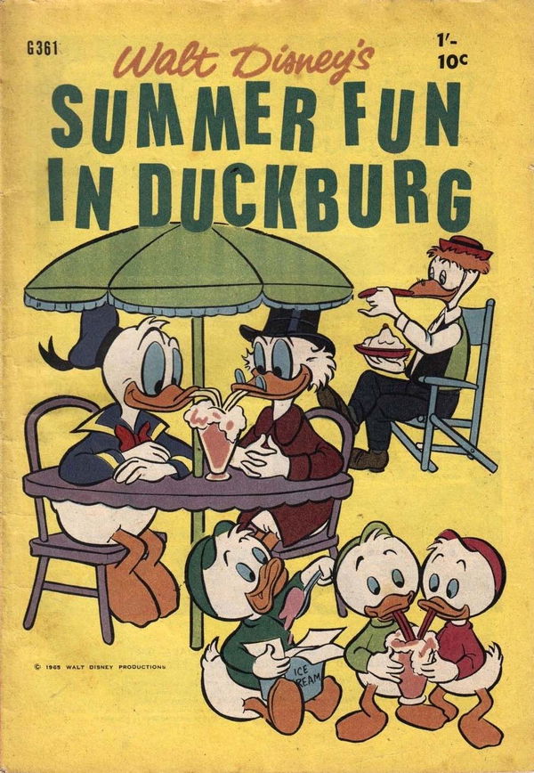 Walt Disney's Giant Comics [G Series] (WG Publications, 1951 series) #G361 (1965) —Walt Disney's Summer Fun in Duckburg