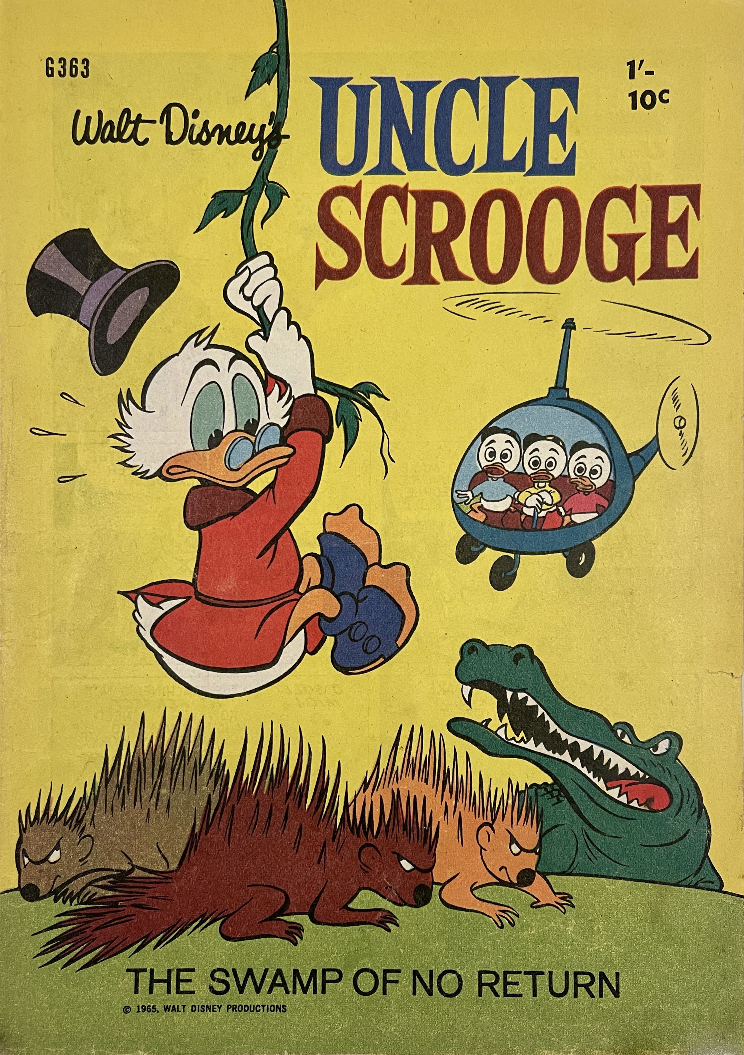 Walt Disney's Giant Comics [G Series] (WG Publications, 1951 series) #G363 — Walt Disney Uncle Scrooge ([December 1965?])