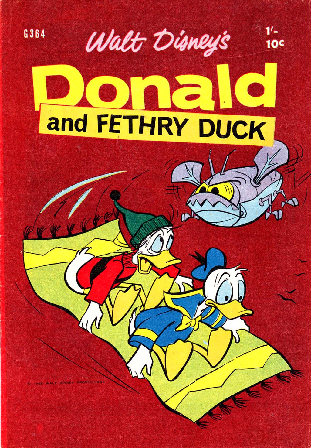 Walt Disney's Giant Comics [G Series] (WG Publications, 1951 series) #G364 — Walt Disney's Donald and Fethry Duck ([1965?])