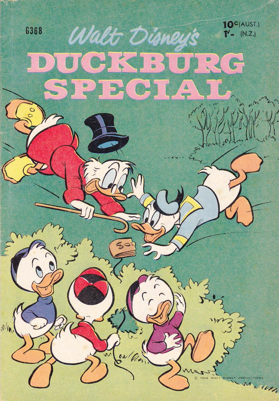 Walt Disney's Giant Comics [G Series] (WG Publications, 1951 series) #G368 — Walt Disney's Duckburg Special (January 1966)