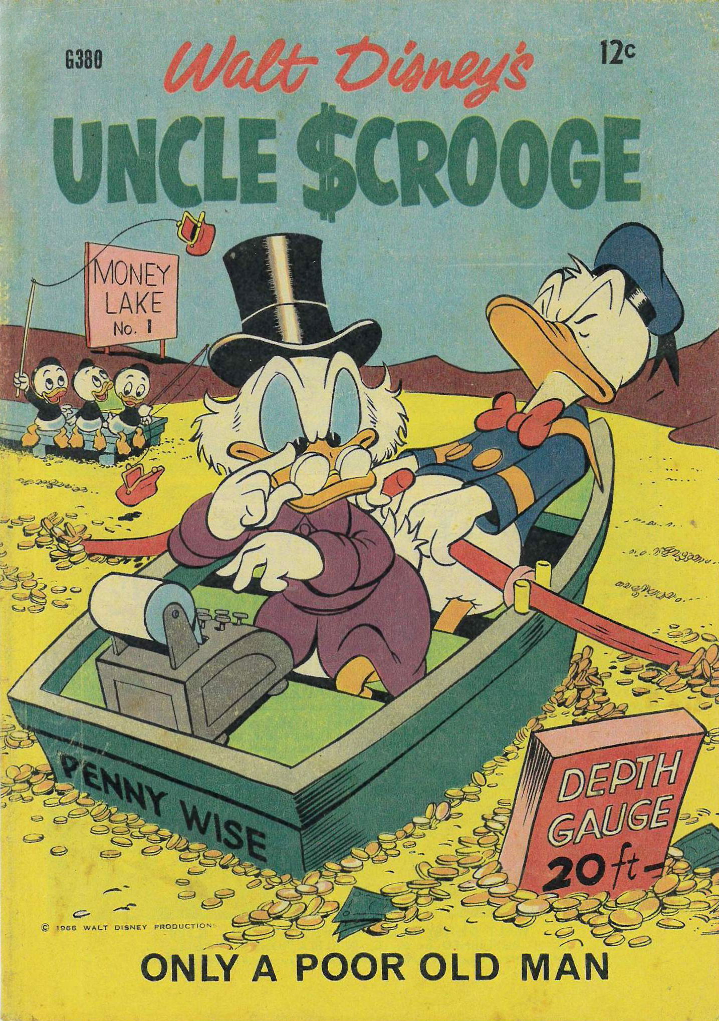 Walt Disney's Giant Comics [G Series] (WG Publications, 1951 series) #G380 — Walt Disney's Uncle Scrooge ([July 1966])