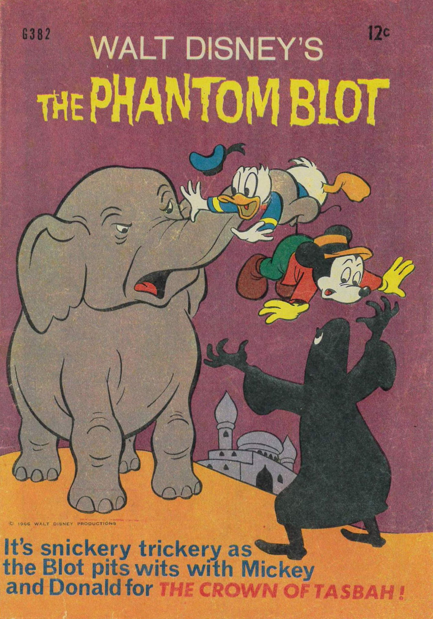 Walt Disney's Giant Comics [G Series] (WG Publications, 1951 series) #G382 — Walt Disney's the Phantom Blot (August 1966)