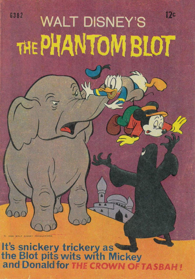 Walt Disney's Giant Comics [G Series] (WG Publications, 1951 series) #G382 — Walt Disney's the Phantom Blot (August 1966)