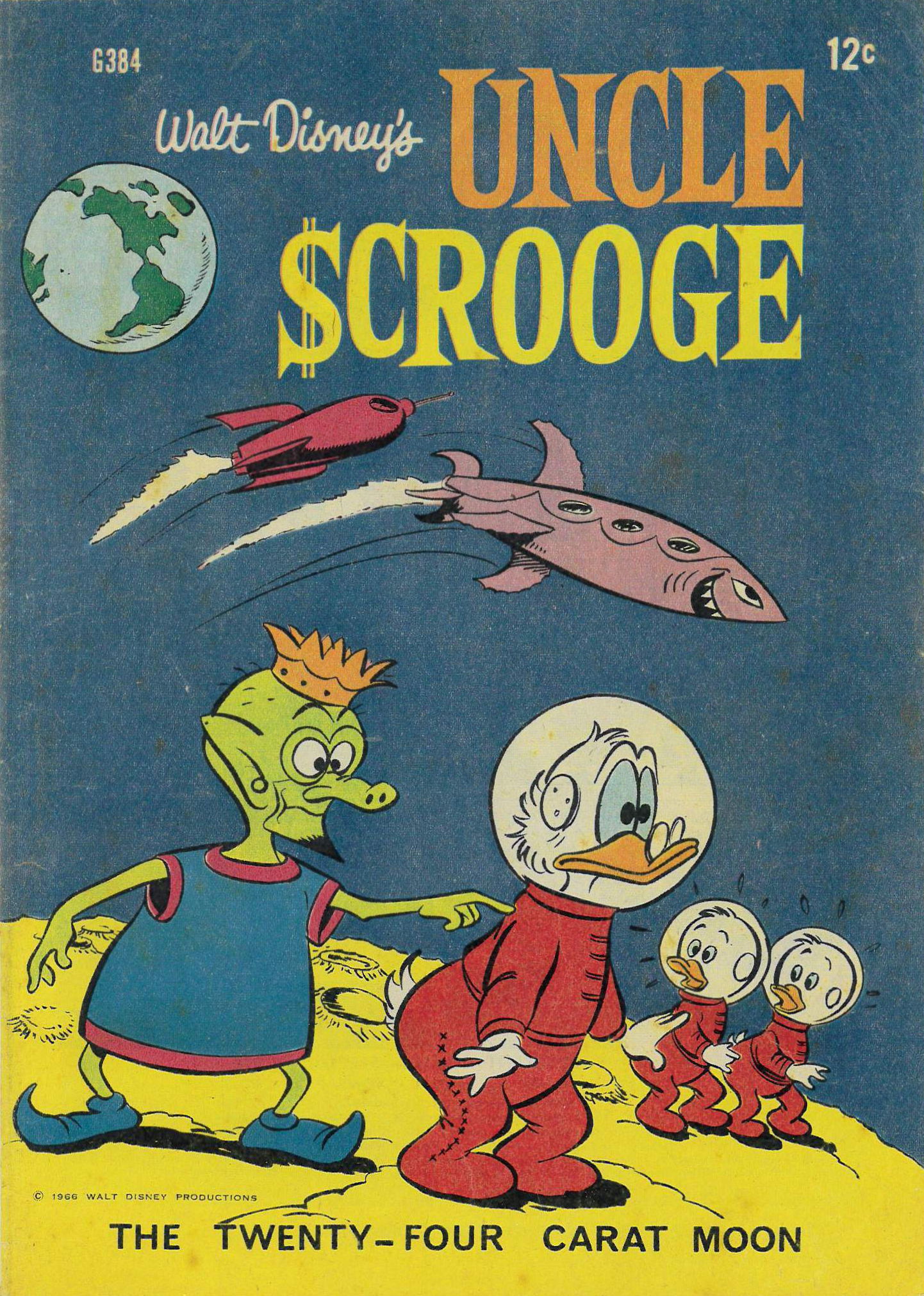 Walt Disney's Giant Comics [G Series] (WG Publications, 1951 series) #G384 — Walt Disney's Uncle Scrooge ([September 1966])