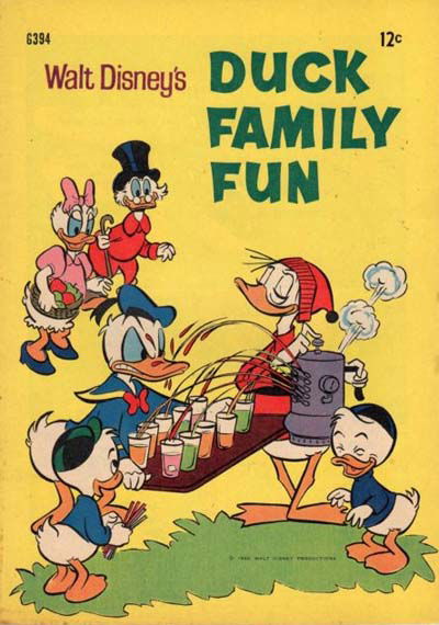 Walt Disney's Giant Comics [G Series] (WG Publications, 1951 series) #G394 — Walt Disney's Duck Family fun (December 1966)
