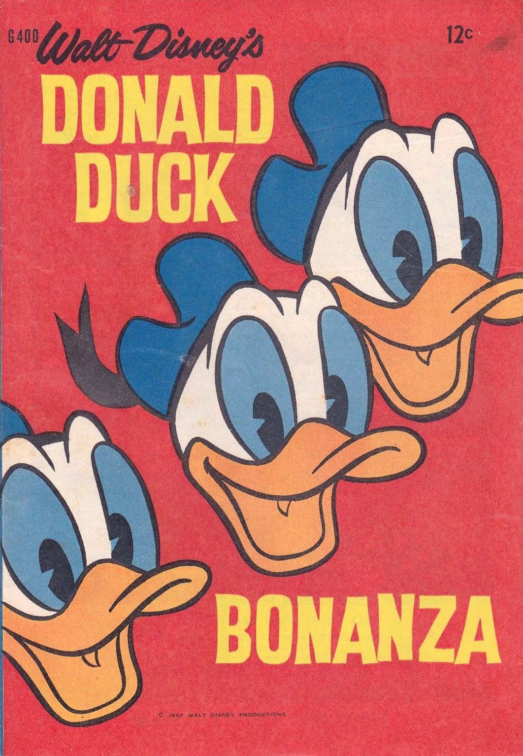 Walt Disney's Giant Comics [G Series] (WG Publications, 1951 series) #G400 — Walt Disney's Donald Duck Bonanza ([February 1967])