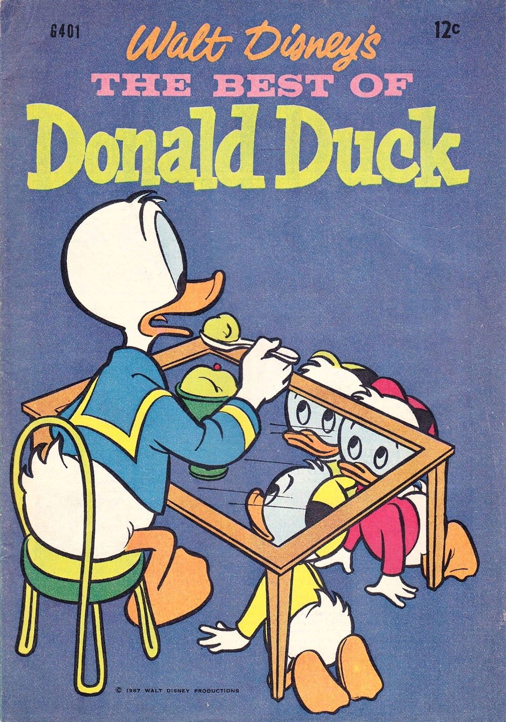 Walt Disney's Giant Comics [G Series] (WG Publications, 1951 series) #G401 — Walt Disney's The Best of Donald Duck (March 1967)