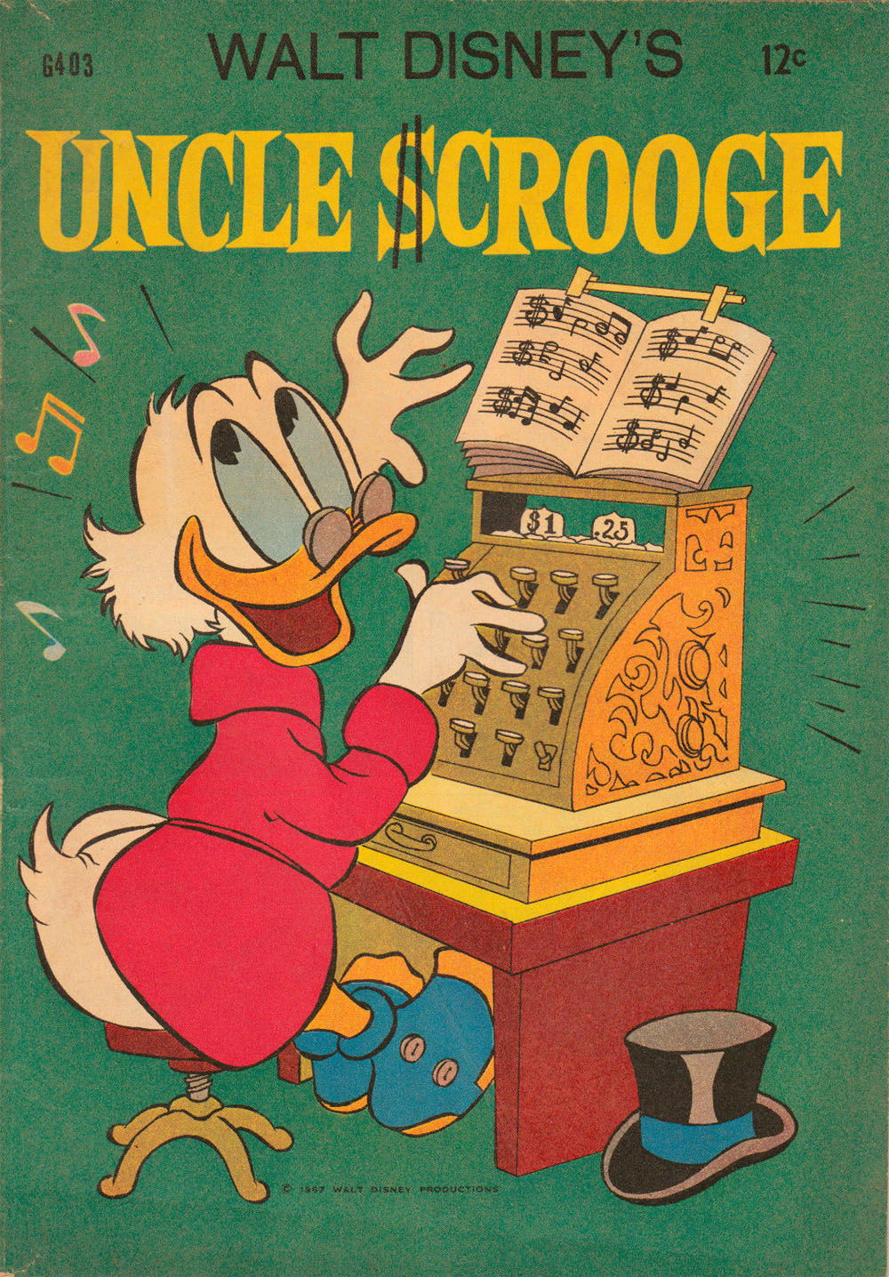 Walt Disney's Giant Comics [G Series] (WG Publications, 1951 series) #G403 — Walt Disney's Uncle Scrooge (1967)