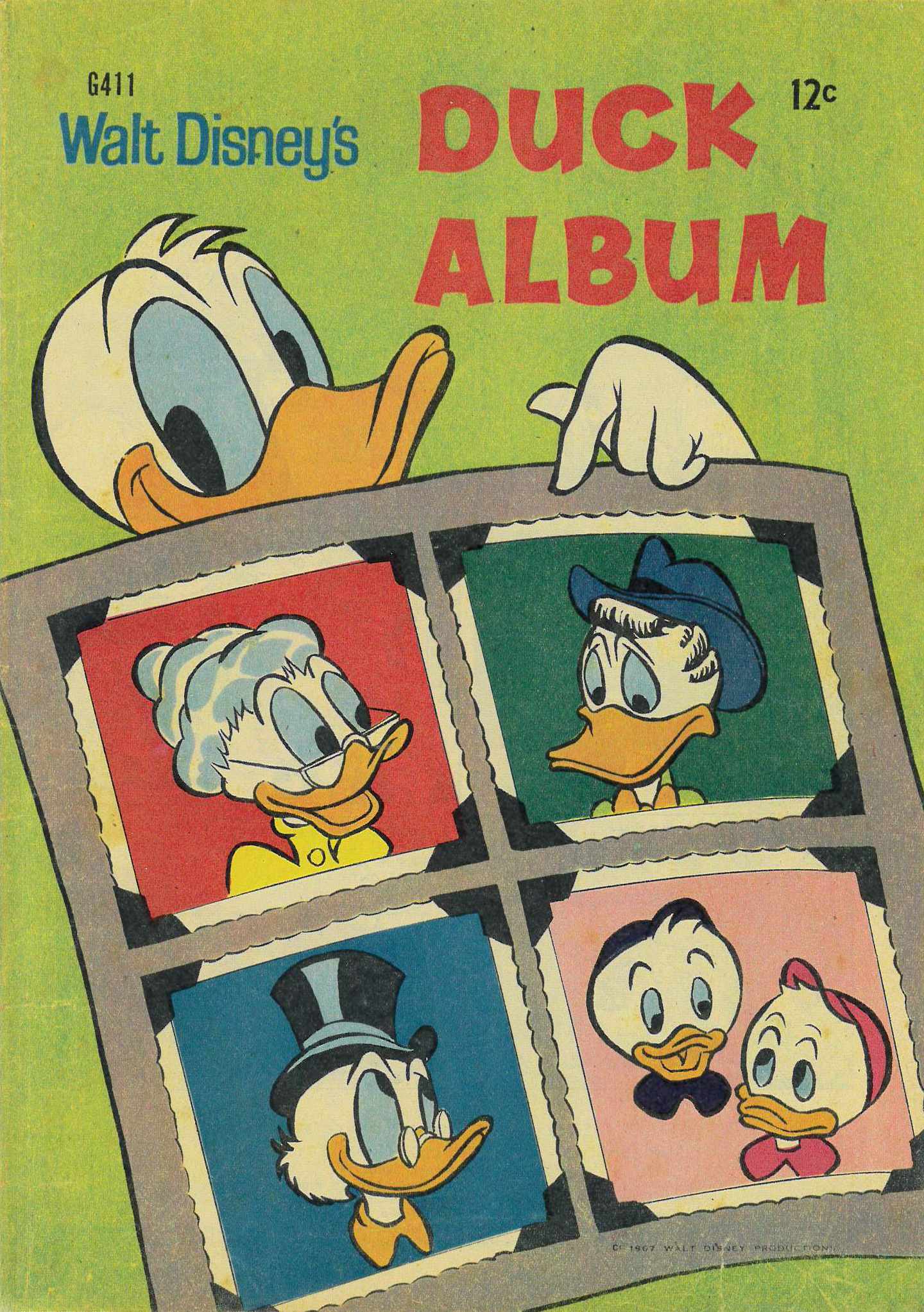 Walt Disney's Giant Comics [G Series] (WG Publications, 1951 series) #G411 — Walt Disney's Duck Album (1967)