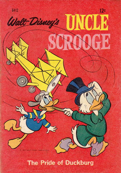 Walt Disney's Giant Comics [G Series] (WG Publications, 1951 series) #G412 — Walt Disney's Uncle Scrooge August 1967