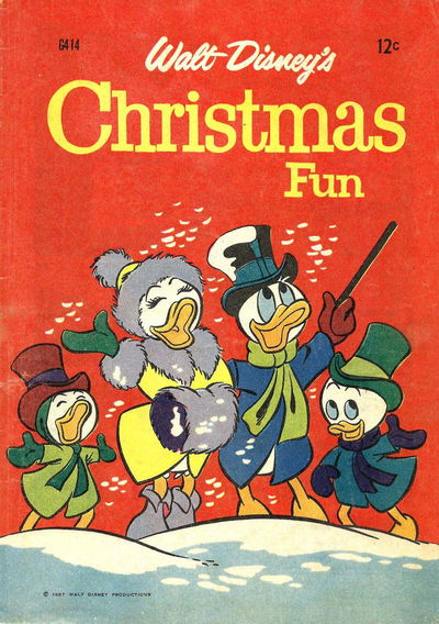 Walt Disney's Giant Comics [G Series] (WG Publications, 1951 series) #G414 — Walt Disney's Christmas Fun October 1967