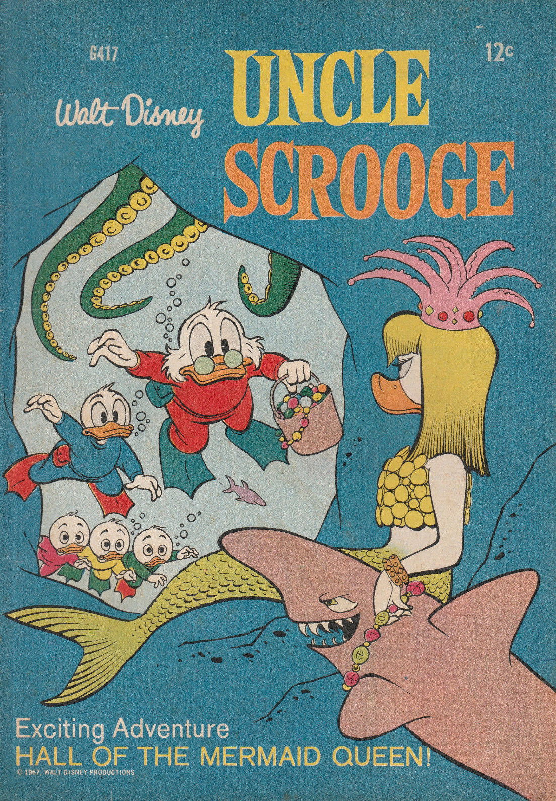 Walt Disney's Giant Comics [G Series] (WG Publications, 1951 series) #G417 — Walt Disney Uncle Scrooge ([1967])