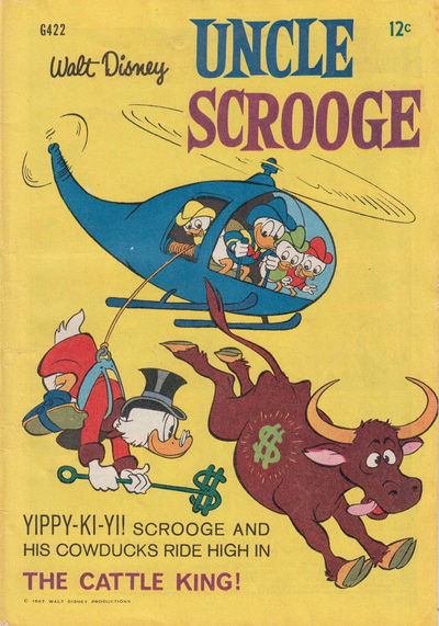 Walt Disney's Giant Comics [G Series] (WG Publications, 1951 series) #G422 — Walt Disney Uncle Scrooge [1967]