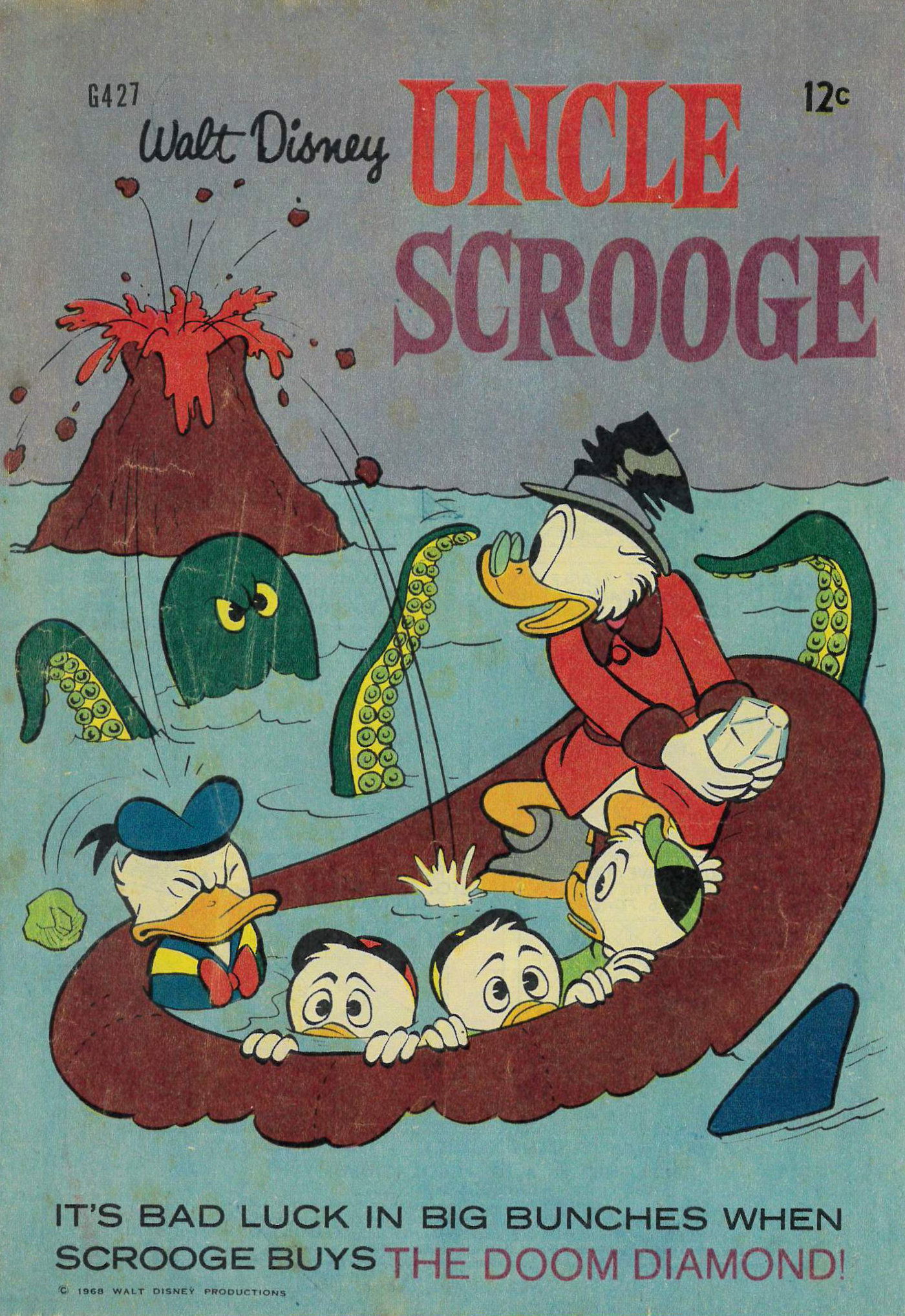 Walt Disney's Giant Comics [G Series] (WG Publications, 1951 series) #G427 — Walt Disney Uncle Scrooge (1968)