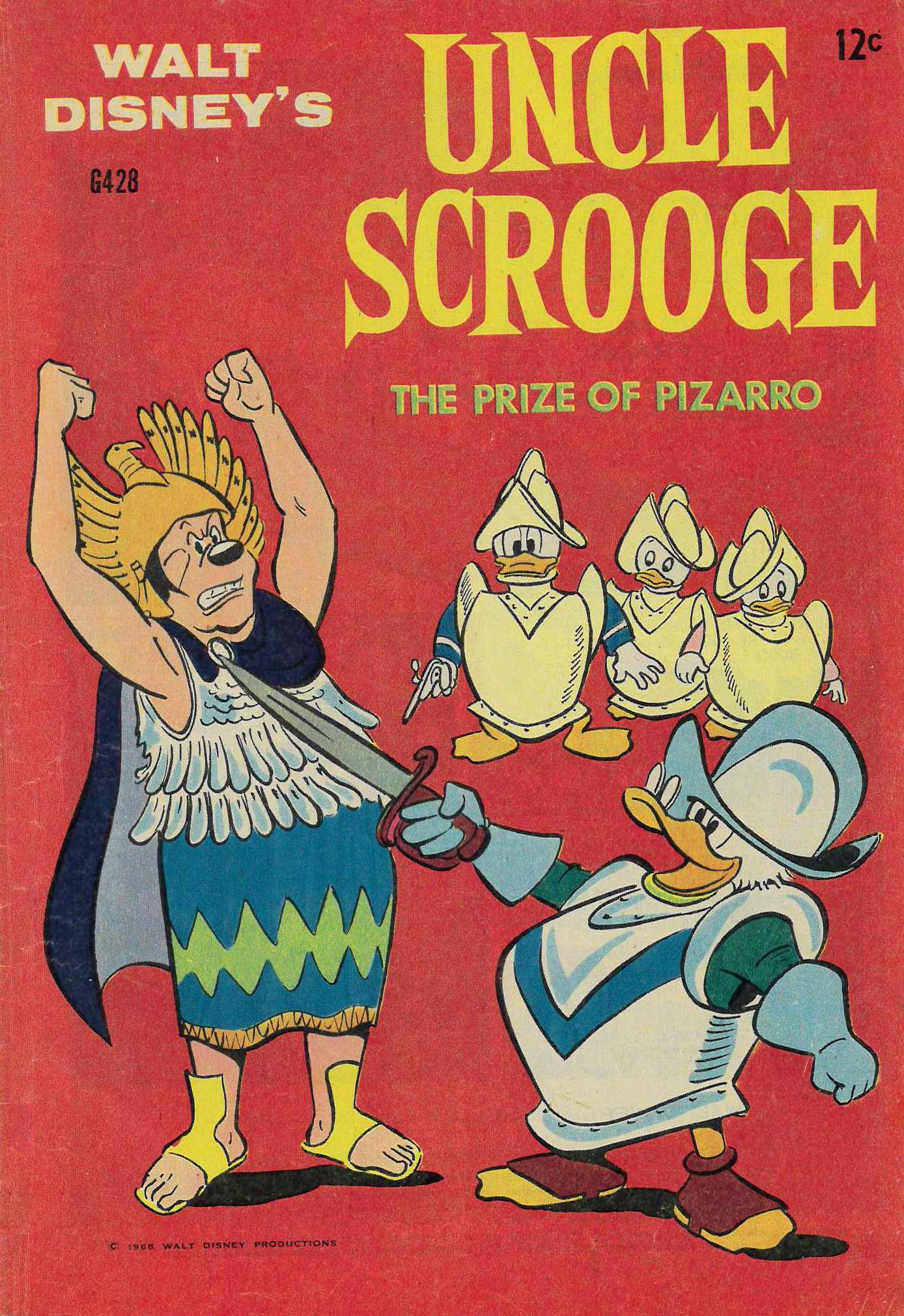 Walt Disney's Giant Comics [G Series] (WG Publications, 1951 series) #G428 — Walt Disney's Uncle Scrooge (1968)