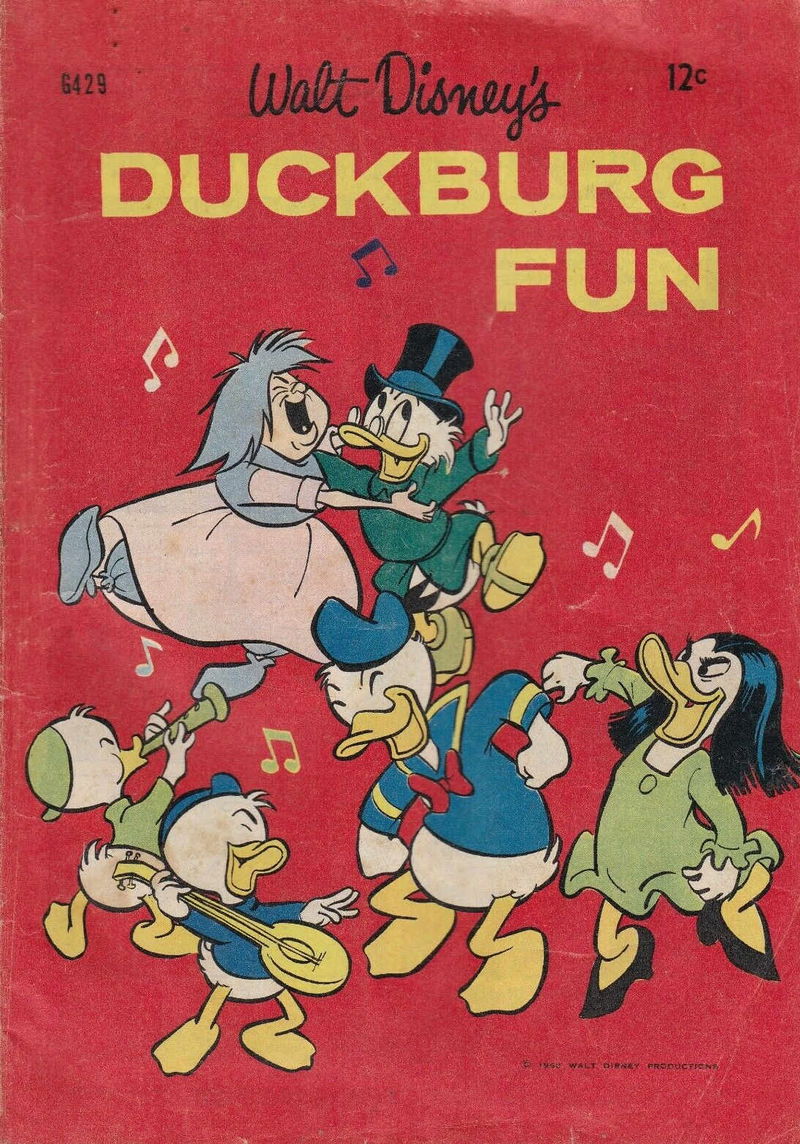 Walt Disney's Giant Comics [G Series] (WG Publications, 1951 series) #G429 — Walt Disney's Duckburg Fun (April 1968)