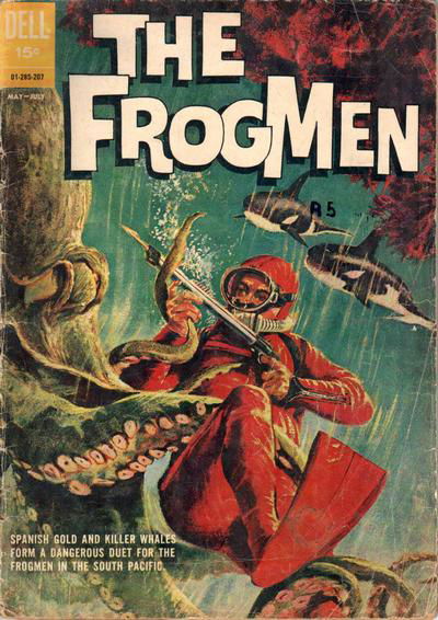 The Frogmen (Dell, 1932 series) #2 May-July 1962