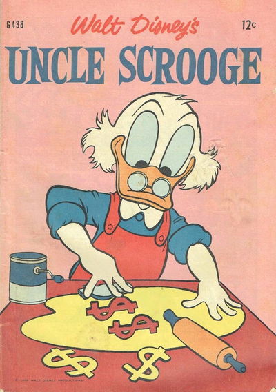 Walt Disney's Giant Comics [G Series] (WG Publications, 1951 series) #G438 — Walt Disney's Uncle Scrooge [1968?]