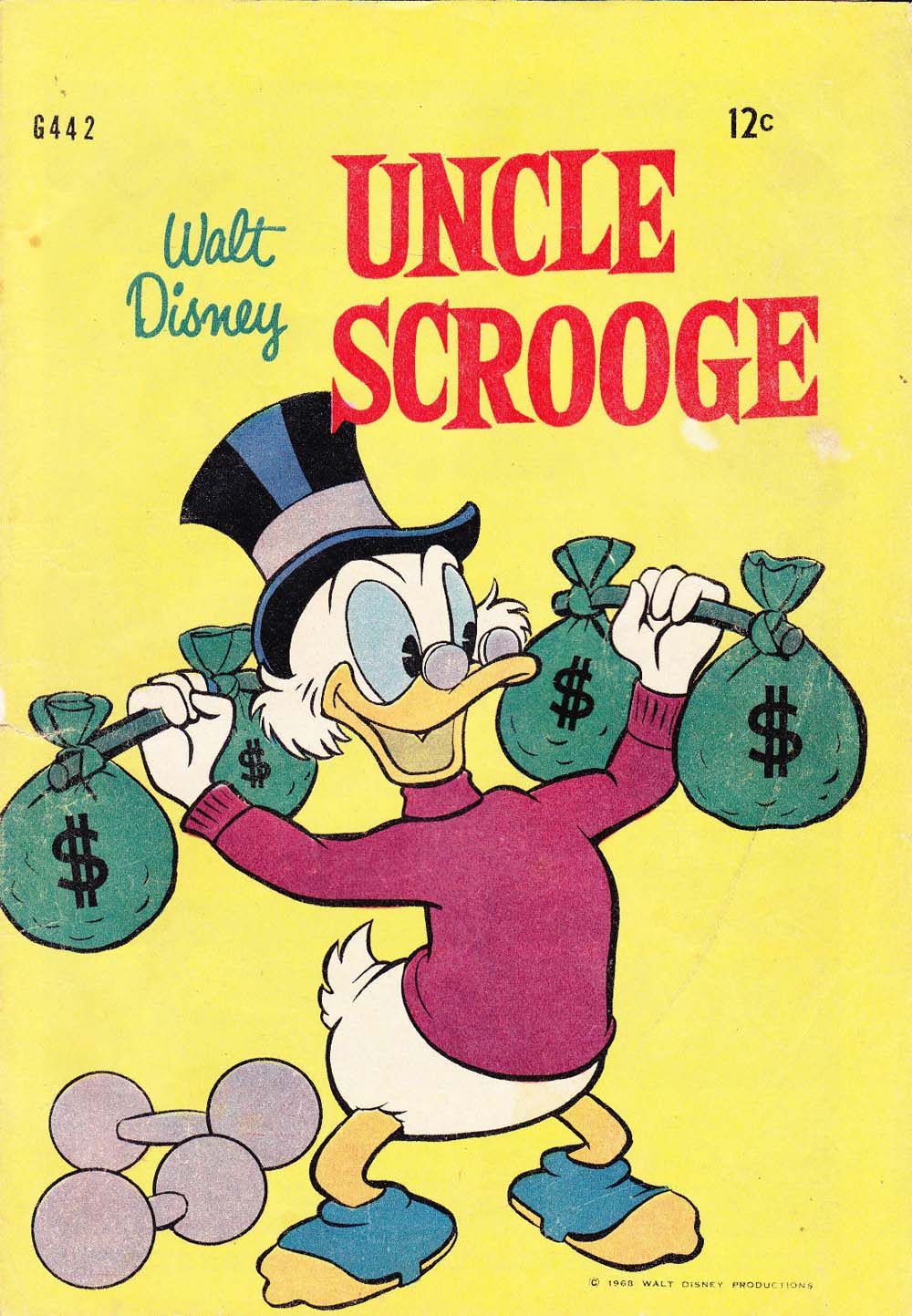 Walt Disney's Giant Comics [G Series] (WG Publications, 1951 series) #G442 — Walt Disney Uncle Scrooge (1968)