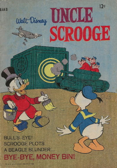 Walt Disney's Giant Comics [G Series] (WG Publications, 1951 series) #G449 — Walt Disney Uncle Scrooge 1969