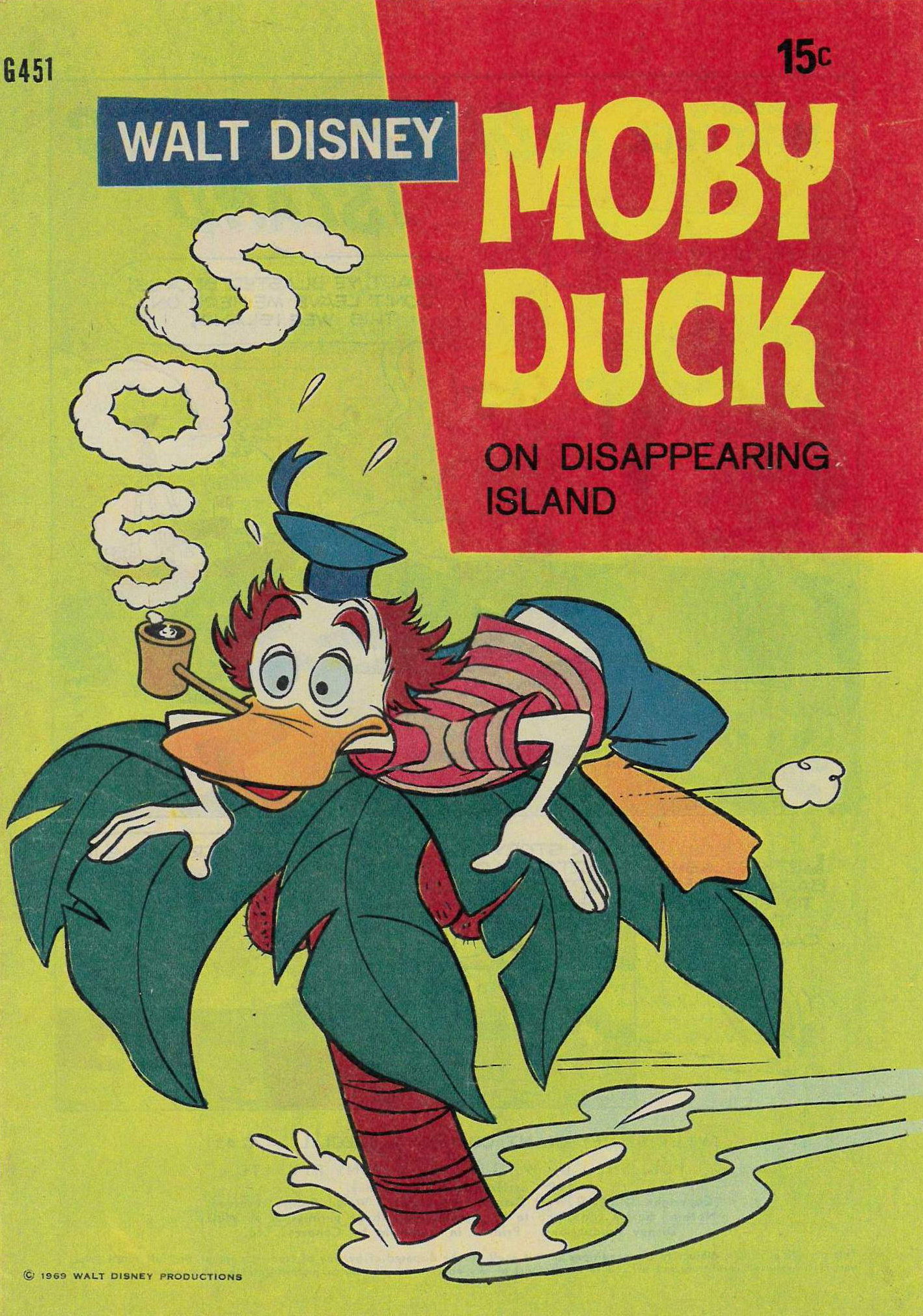 Walt Disney's Giant Comics [G Series] (WG Publications, 1951 series) #G451 — Walt Disney Moby Duck (1969)