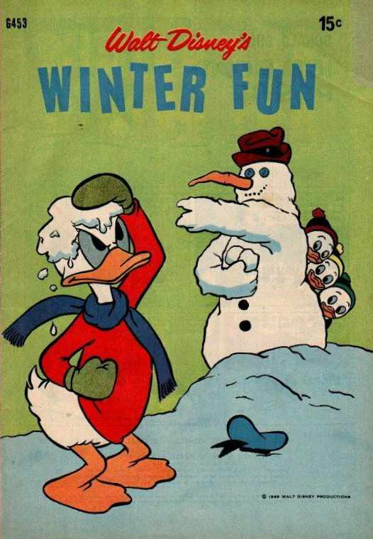 Walt Disney's Giant Comics [G Series] (WG Publications, 1951 series) #453 — Walt Disney's Winter Fun (1969)