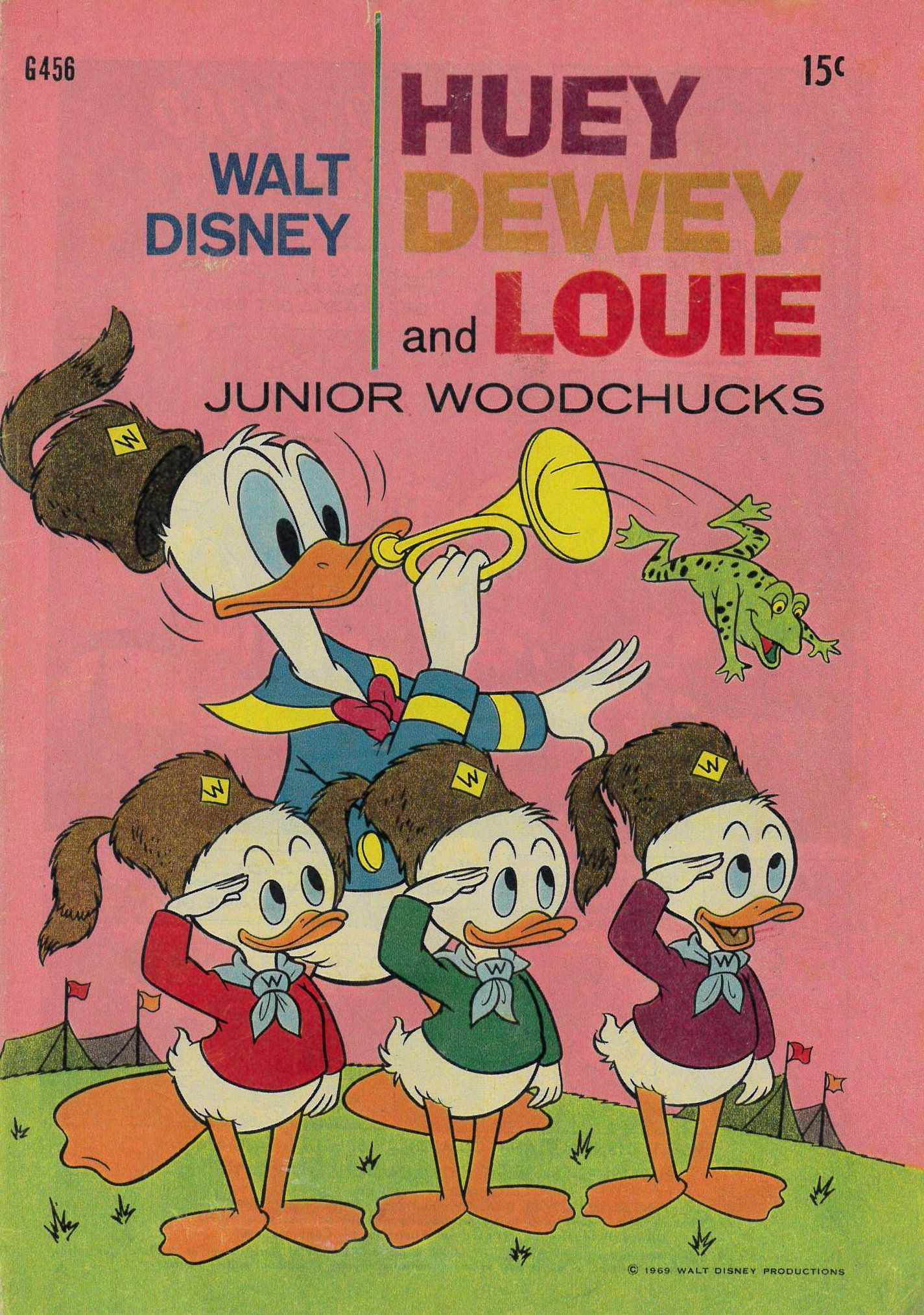 Walt Disney's Giant Comics [G Series] (WG Publications, 1951 series) #G456 — Huey Dewey and Louie Junior Woodchucks (July 1969)