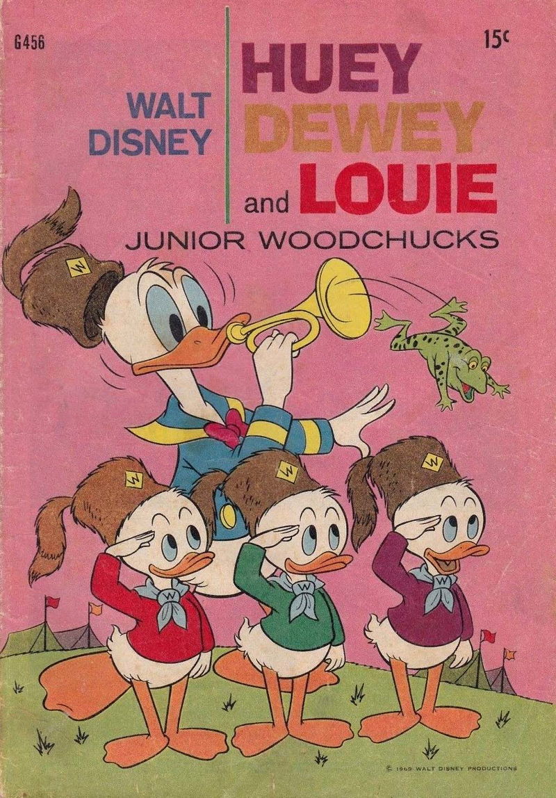 Walt Disney's Giant Comics [G Series] (WG Publications, 1951 series) #G456 — Huey Dewey and Louie Junior Woodchucks (July 1969)