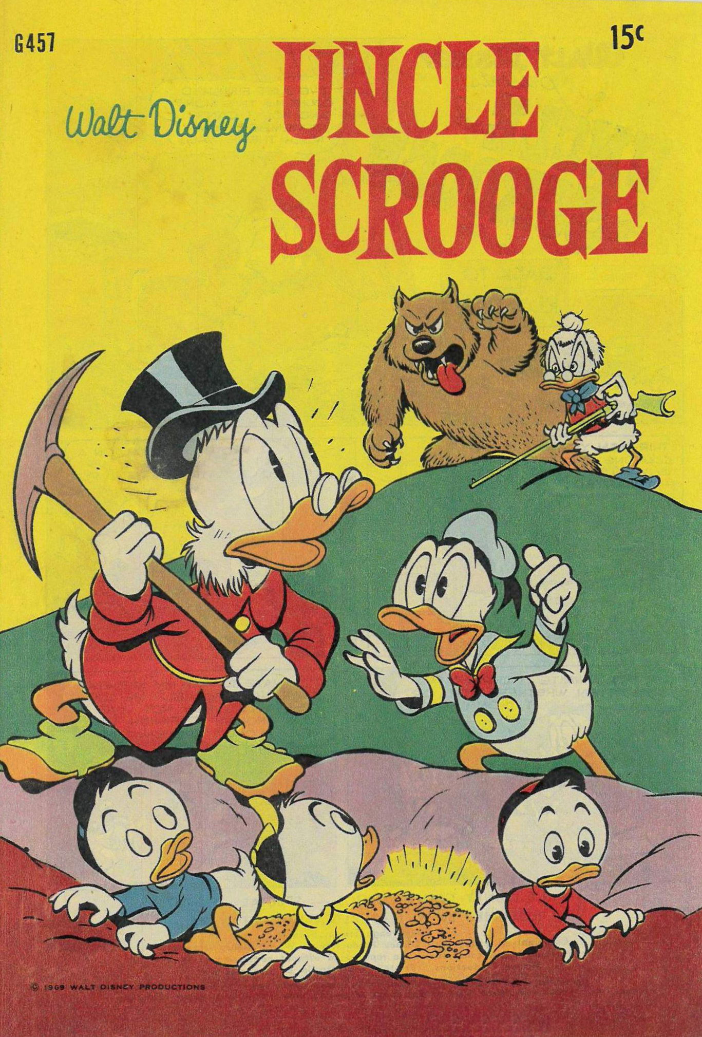 Walt Disney's Giant Comics [G Series] (WG Publications, 1951 series) #G457 — Walt Disney Uncle Scrooge (1969)