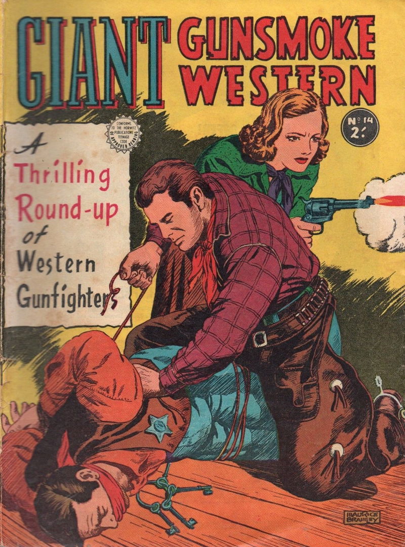 Giant Gunsmoke Western (Horwitz, 1958 series) #14 ([January 1962])