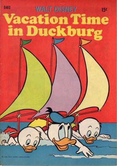 Walt Disney's Giant Comics [G Series] (WG Publications, 1951 series) #G463 — Walt Disney Vacation Time in Duckburg (November 1969)