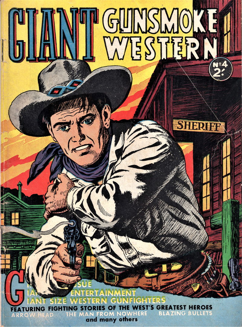 Giant Gunsmoke Western (Horwitz, 1958 series) #4 ([October 1958])